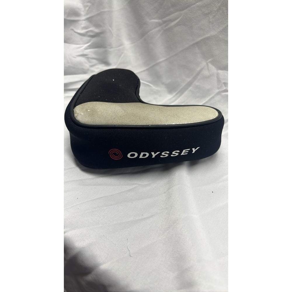 Odyssey White XG Blade Putter‎ Headcover Black Gray Golf Cover